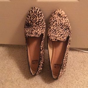Dr Scholl’s leopard loafers